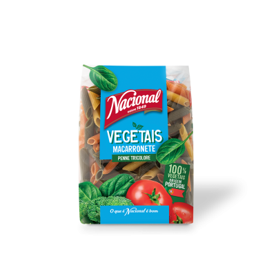 Macarronete Com Vegetais Penne Tricolore 500gr